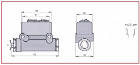 RECAMBIO FRENO INDUSTRIAL 02357 - BOMBA FR CARTERPILLAR Ø31,75