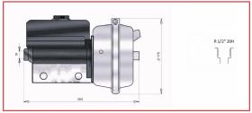 RECAMBIO FRENO INDUSTRIAL 02358 - SERVO