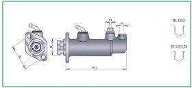 RECAMBIO FRENO INDUSTRIAL 02362 - B MINISERVO LHM 10X1 12X1,25Ø27-20