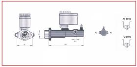 RECAMBIO FRENO INDUSTRIAL 02363 - BOMBA MINISERVO  10X1 Ø25,4-22,22