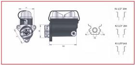 RECAMBIO FRENO INDUSTRIAL 02370 - BOMBA MINISERVO 1/2 20H 1/8 Ø38,10