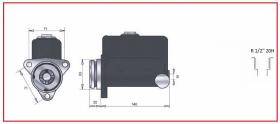 RECAMBIO FRENO INDUSTRIAL 02374 - BOMBA MINISERVO 1/2 20H Ø31,75-25,04