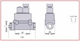 RECAMBIO FRENO INDUSTRIAL 02376 - BOMBA MINISERVO 1/2 20H Ø31,75-19,05