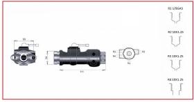 RECAMBIO FRENO INDUSTRIAL BF03654 - BOMBA DE FRENO MINERAL MICO