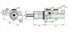 RECAMBIO FRENO INDUSTRIAL 02402 - BOMBA MINISERVO SIMAI  12X1 Ø 25.4-20.64