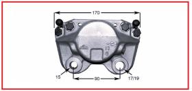 RECAMBIO FRENO INDUSTRIAL 03243 - PINZA DE FRENO DCHA