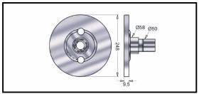 RECAMBIO FRENO INDUSTRIAL DF03536 - DISCOS DE FRENO LINDE