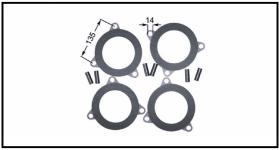 RECAMBIO FRENO INDUSTRIAL DF03557 - DISCOS DE FRENO JUNGHEINRICH