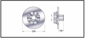 RECAMBIO FRENO INDUSTRIAL DF03562 - DISCOS DE FRENO HYSTER YALE