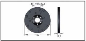 RECAMBIO FRENO INDUSTRIAL DF03564 - DISCOS DE FRENO SALEV