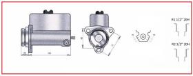 RECAMBIO FRENO INDUSTRIAL BF02503 - BOMBA DE FRENO CLARK 1/2 20H Ø 38,1