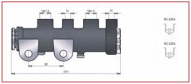 RECAMBIO FRENO INDUSTRIAL BF02508 - BOMBA DE FRENO VENIERI 12X1 Ø31,75