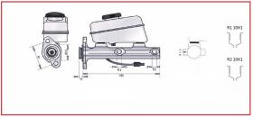 RECAMBIO FRENO INDUSTRIAL BF02547 - BOMBA DE FRENO YALE 10X1 Ø 22,22