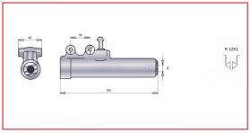 RECAMBIO FRENO INDUSTRIAL BF02655 - BOMBA DE FRENO CLARK 12X1 Ø 19,05