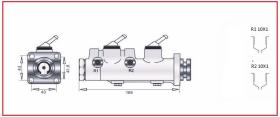 RECAMBIO FRENO INDUSTRIAL BF02858 - BOMBA DE FRENO MERLO 10X1 Ø 25,4