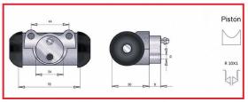 RECAMBIO FRENO INDUSTRIAL CF00118 - CILINDRO DE FRENO  KOMATSU YALE10X1 Ø31,75