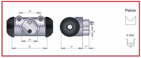 RECAMBIO FRENO INDUSTRIAL CF00204 - CILINDRO DE FRENO NISSAN 10X1 Ø28.57