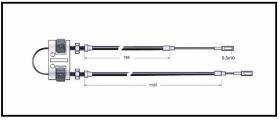 RECAMBIO FRENO INDUSTRIAL CA03598 - CABLE DE FRENO BALKANCAR