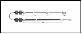 RECAMBIO FRENO INDUSTRIAL CA03601 - CABLE DE FRENO BALKANCAR