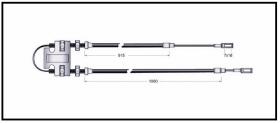 RECAMBIO FRENO INDUSTRIAL CA03602 - CABLE DE FRENO BALKANCAR