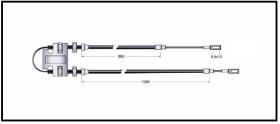 RECAMBIO FRENO INDUSTRIAL CA03609 - CABLE DE FRENO BALKANCAR