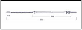 RECAMBIO FRENO INDUSTRIAL CA03611 - CABLE DE FRENO BALKANCAR