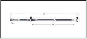 RECAMBIO FRENO INDUSTRIAL CA03613 - CABLE DE FRENO CESAB