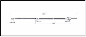 RECAMBIO FRENO INDUSTRIAL CA03614 - CABLE DE FRENO CESAB