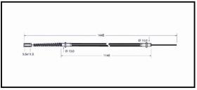 RECAMBIO FRENO INDUSTRIAL CA03619 - CABLE DE FRENO CESAB