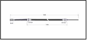 RECAMBIO FRENO INDUSTRIAL CA03624 - CABLE DE FRENO CESAB