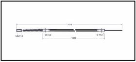 RECAMBIO FRENO INDUSTRIAL CA03627 - CABLE DE FRENO CESAB