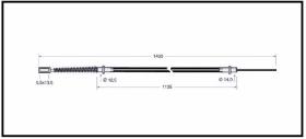 RECAMBIO FRENO INDUSTRIAL CA03629 - CABLE DE FRENO CESAB