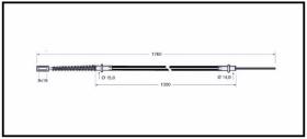 RECAMBIO FRENO INDUSTRIAL CA03633 - CABLE DE FRENO CESAB