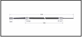 RECAMBIO FRENO INDUSTRIAL CA03634 - CABLE DE FRENO CESAB