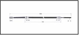 RECAMBIO FRENO INDUSTRIAL CA03636 - CABLE DE FRENO CESAB