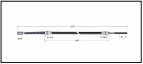 RECAMBIO FRENO INDUSTRIAL CA03637 - CABLE DE FRENO CESAB