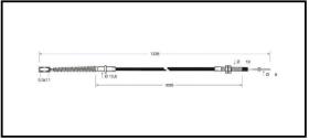 RECAMBIO FRENO INDUSTRIAL CA03642 - CABLE DE FRENO CESAB