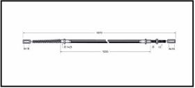 RECAMBIO FRENO INDUSTRIAL CA03644 - CABLE DE FRENO LUGLI