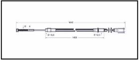 RECAMBIO FRENO INDUSTRIAL CA03651 - CABLE DE FRENO CESAB