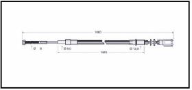 RECAMBIO FRENO INDUSTRIAL CA03652 - CABLE DE FRENO CESAB