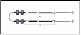 RECAMBIO FRENO INDUSTRIAL CA03587 - CABLE DE FRENO BALKANCAR