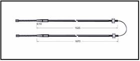 RECAMBIO FRENO INDUSTRIAL CA03589 - CABLE DE FRENO BALKANCAR