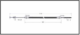 RECAMBIO FRENO INDUSTRIAL CA03592 - CABLE DE FRENO CESAB