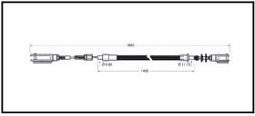 RECAMBIO FRENO INDUSTRIAL CA03595 - CABLE DE FRENO CESAB