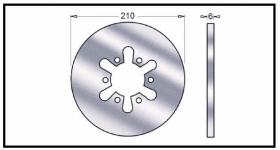 RECAMBIO FRENO INDUSTRIAL DF03658 - DISCOS DE FRENO CATERPILLAR HYSTER