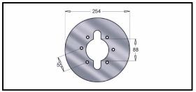 RECAMBIO FRENO INDUSTRIAL DF03662 - DISCOS DE FRENO CATERPILLAR