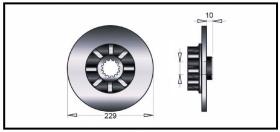 RECAMBIO FRENO INDUSTRIAL DF03665 - DISCOS DE FRENO HYSTER