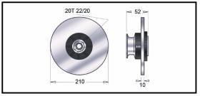 RECAMBIO FRENO INDUSTRIAL DF03666 - DISCOS DE FRENO NISSAN