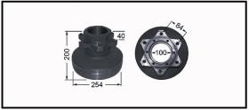 RECAMBIO FRENO INDUSTRIAL TF12908 - TAMBOR DE FRENO JUNGHEINRICH Ø 254