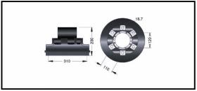 RECAMBIO FRENO INDUSTRIAL TF16308 - TAMBOR DE FRENO NISSAN Ø 310